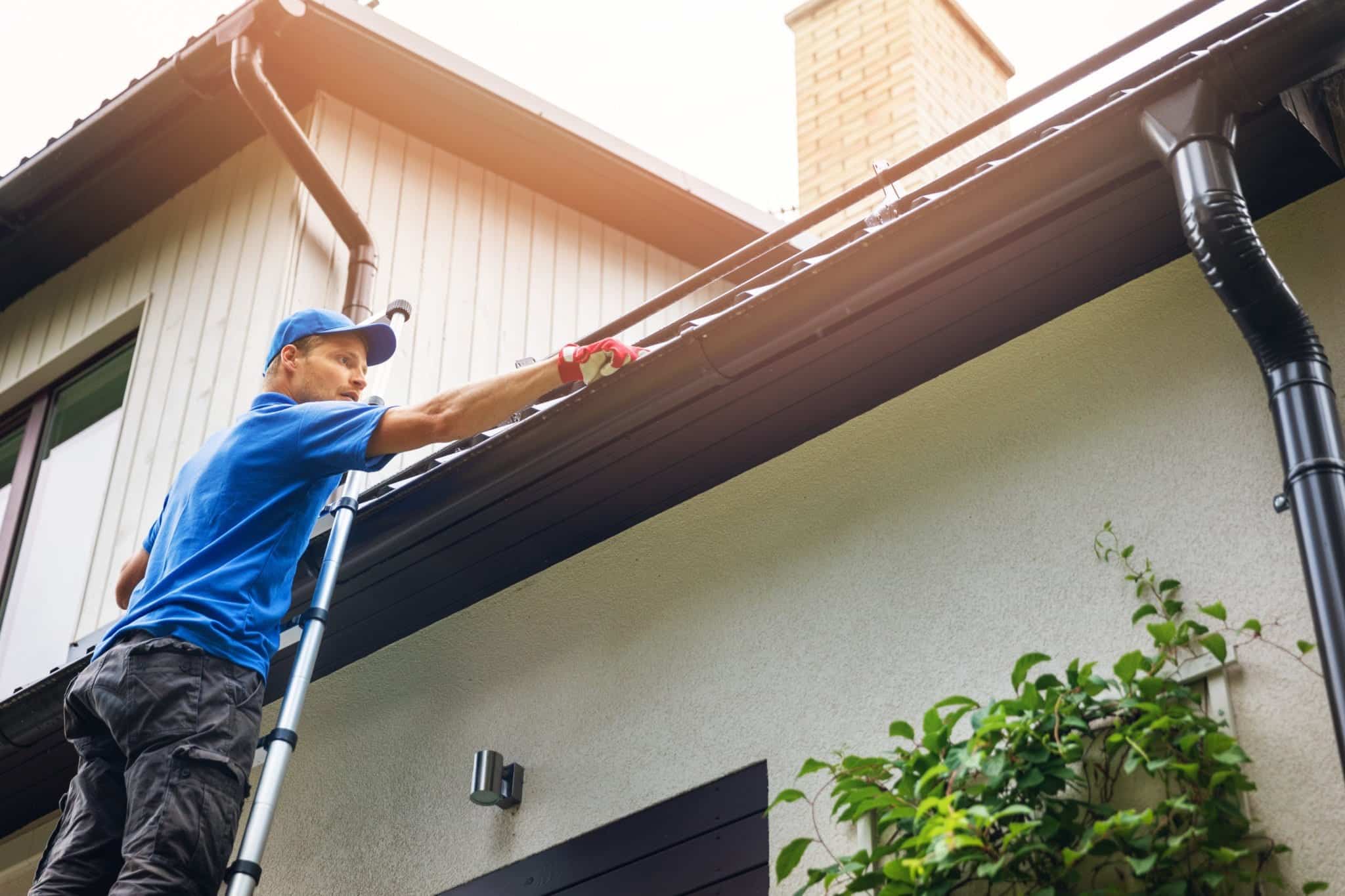 Gutter Cleaning In Ewell