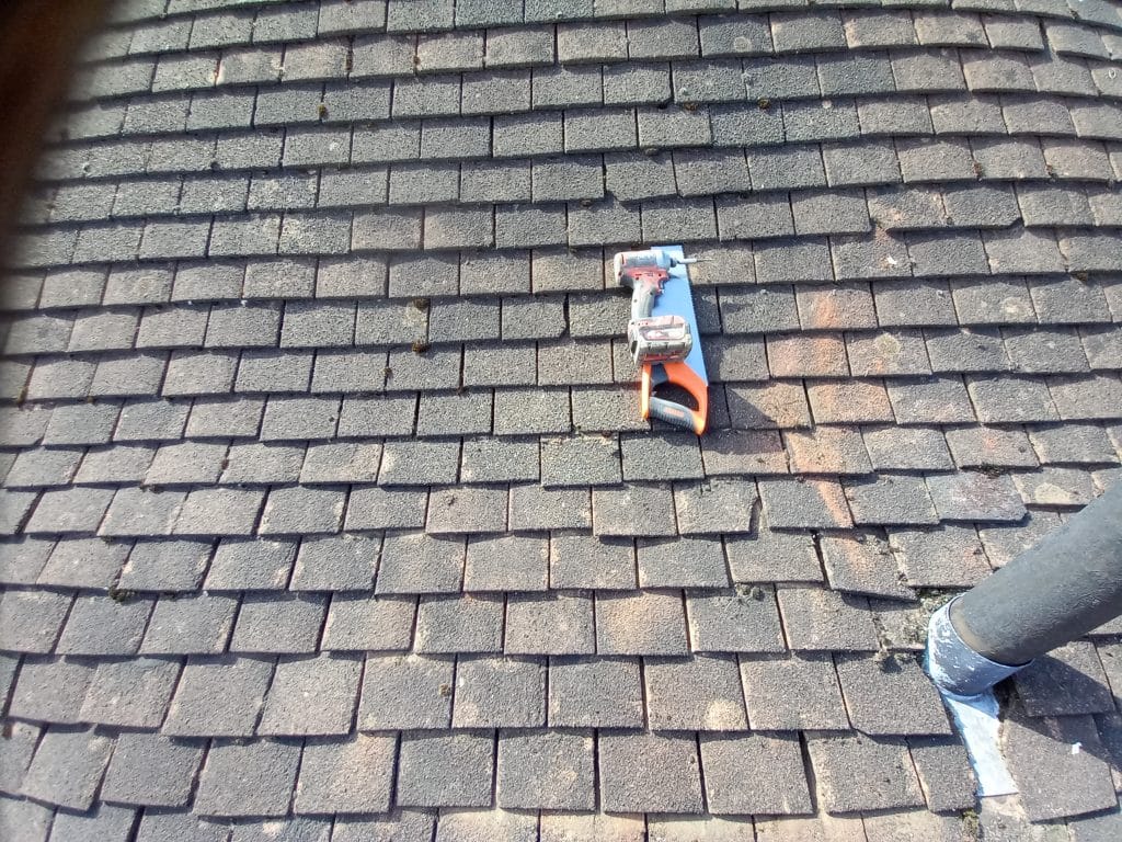 Roof repair completed by Sam's Gutters and Roofs in London